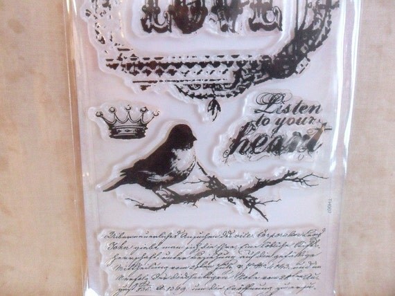 Tim Holtz Urban Grunge Clear Stamps by Stampers Anonymous-SALE