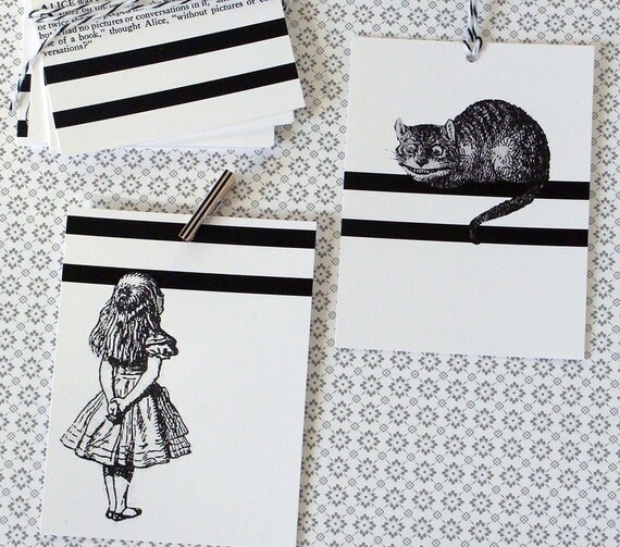 Alice in Wonderland Gifts Tags - Twelve Wonderful Designs