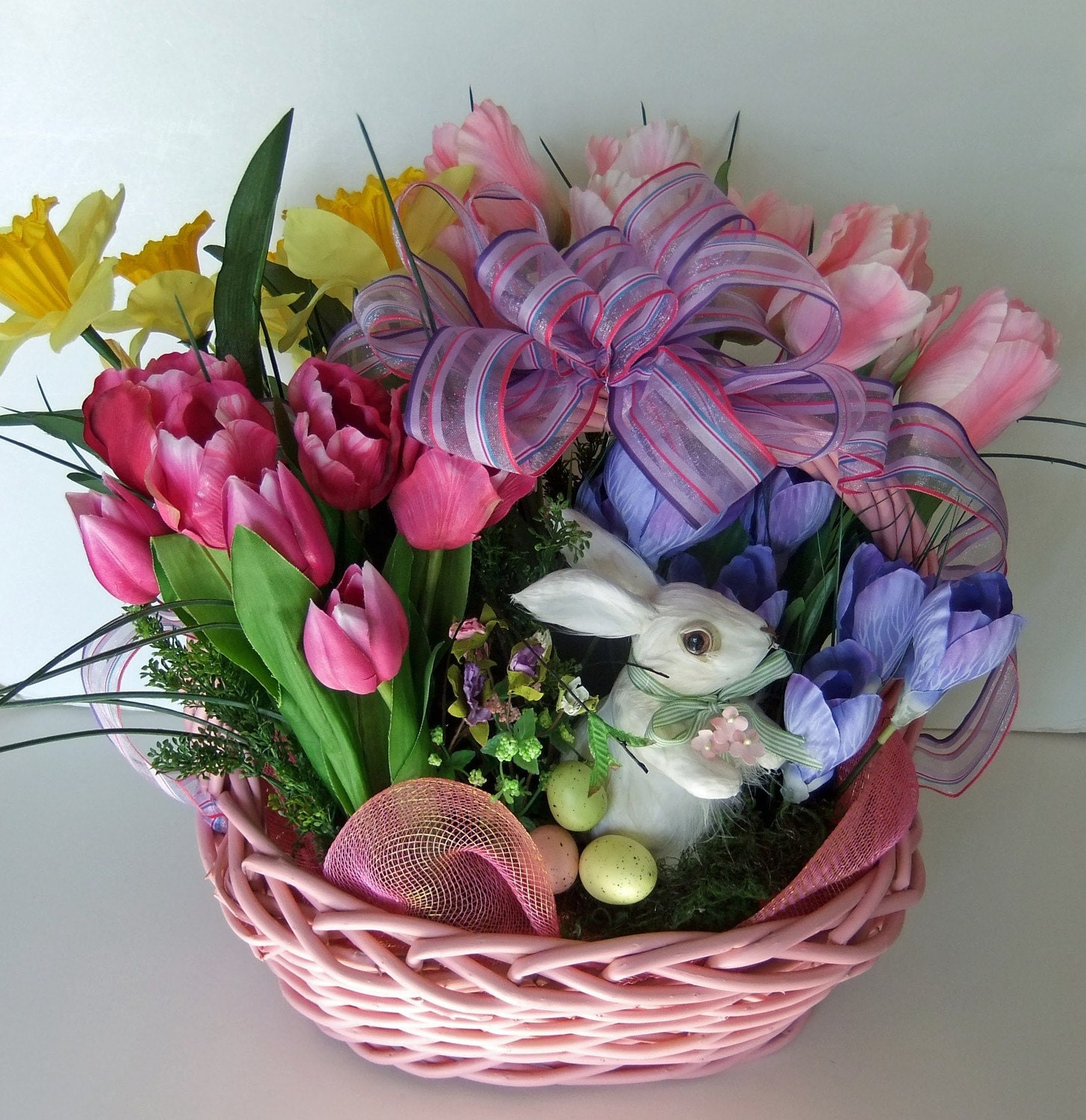 Hoppy Bunny Spring Floral Arrangement