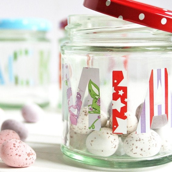 Wedding Favors - personalised glass jars