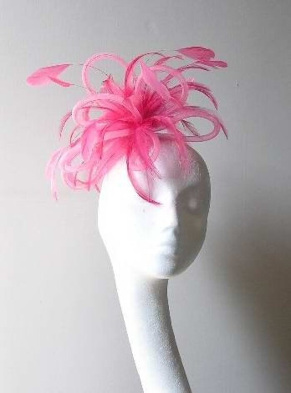 Fuschia Wedding Fascinator Hat From Hatsbycressida