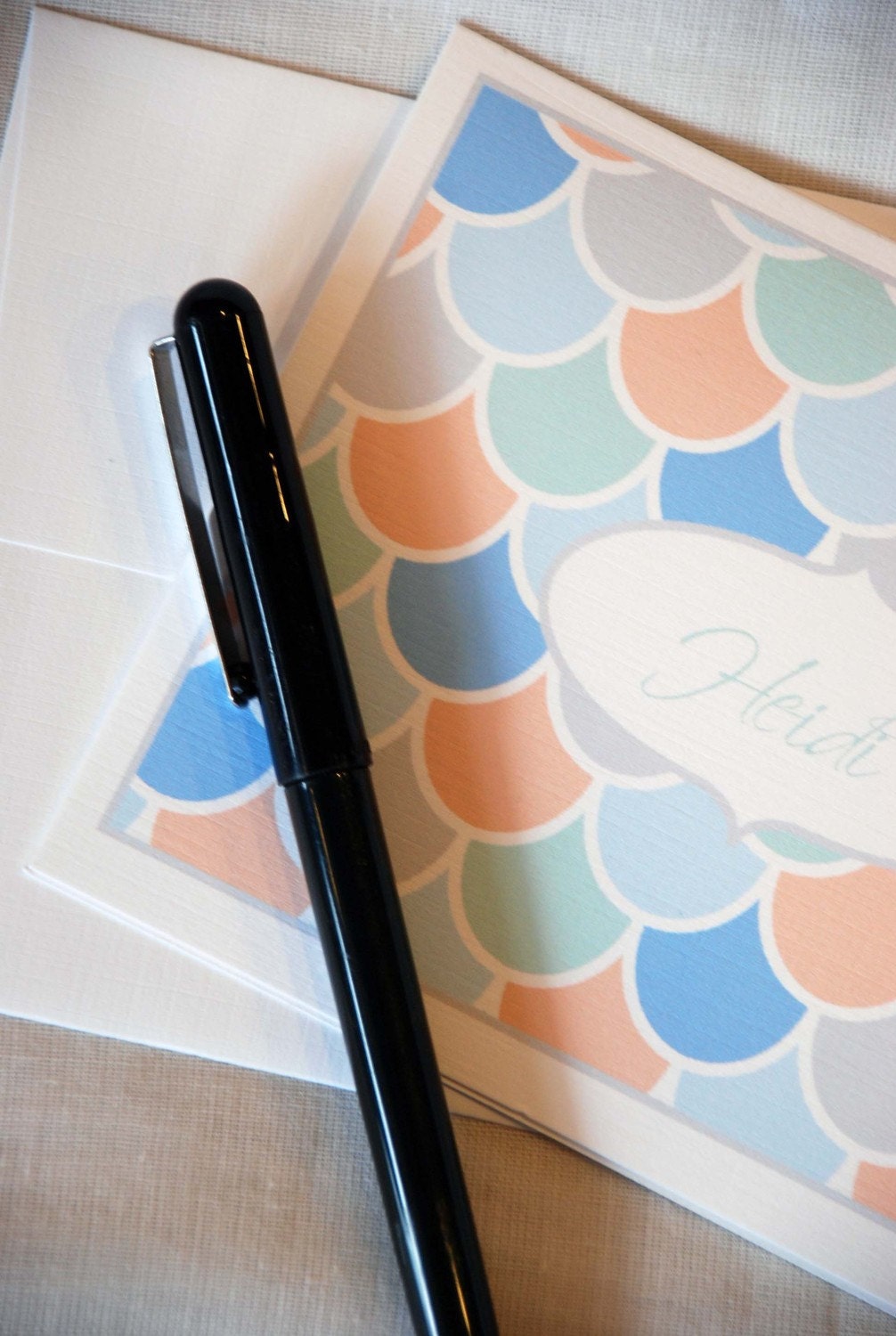 Personalized Stationery Note Card Set - Set of 8