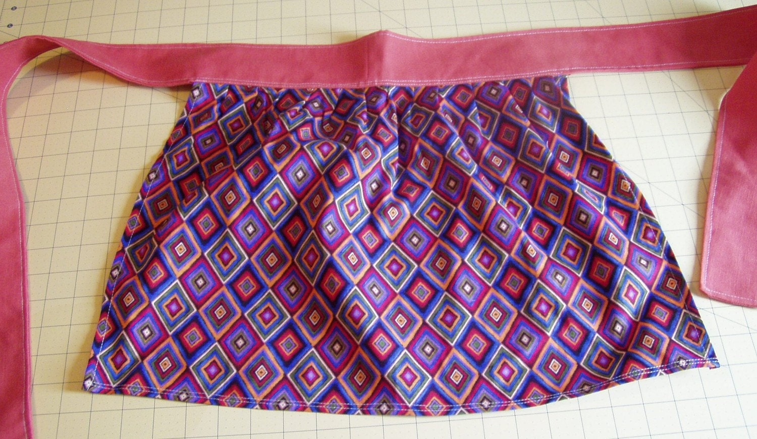 Funky half apron