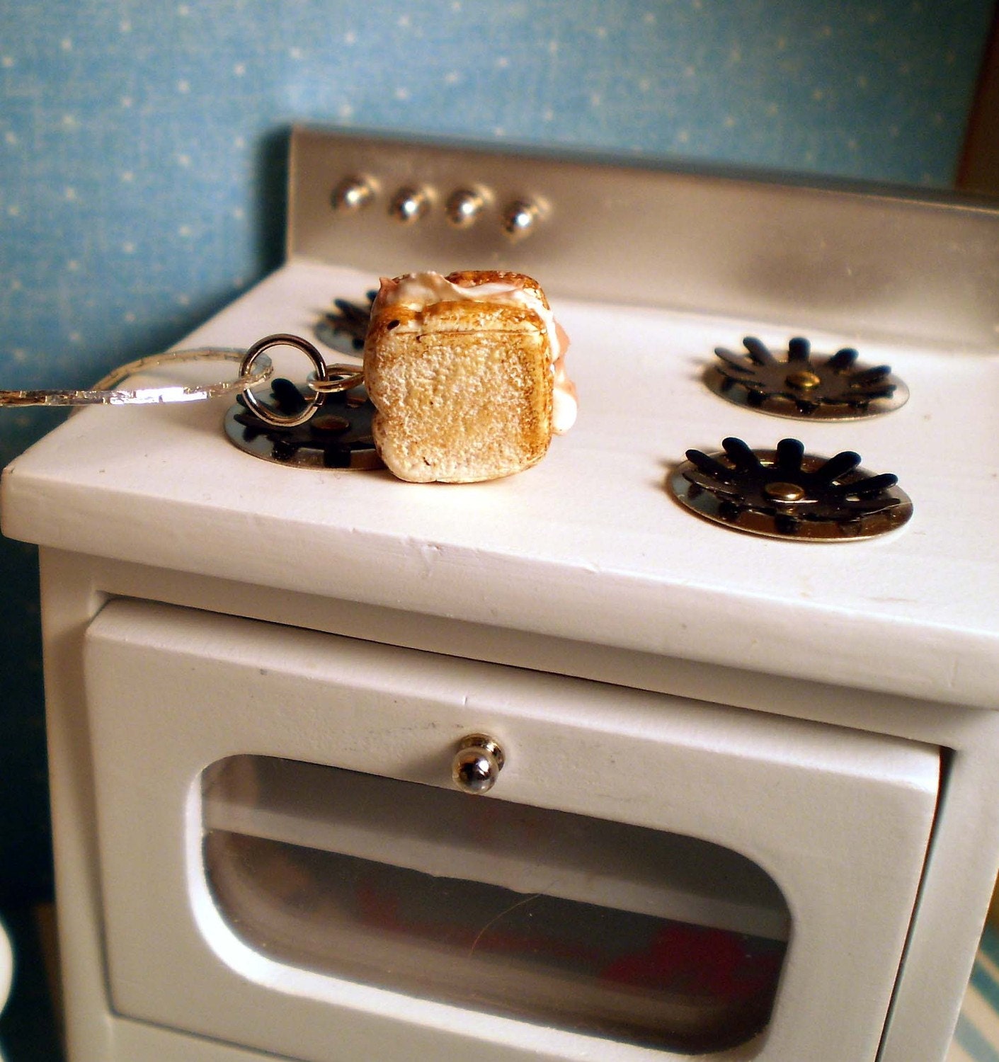 Fluffernutter Sandwich Necklace