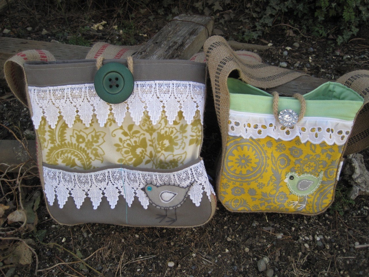 Little Lainy Hip Bag Mini for little girls in yellow, mint, & lace