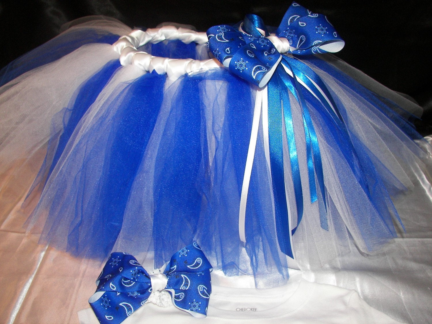 ADORABLE--Baseball  Bling Tutu Set--Support your favorite teams-- You choose colors and teams