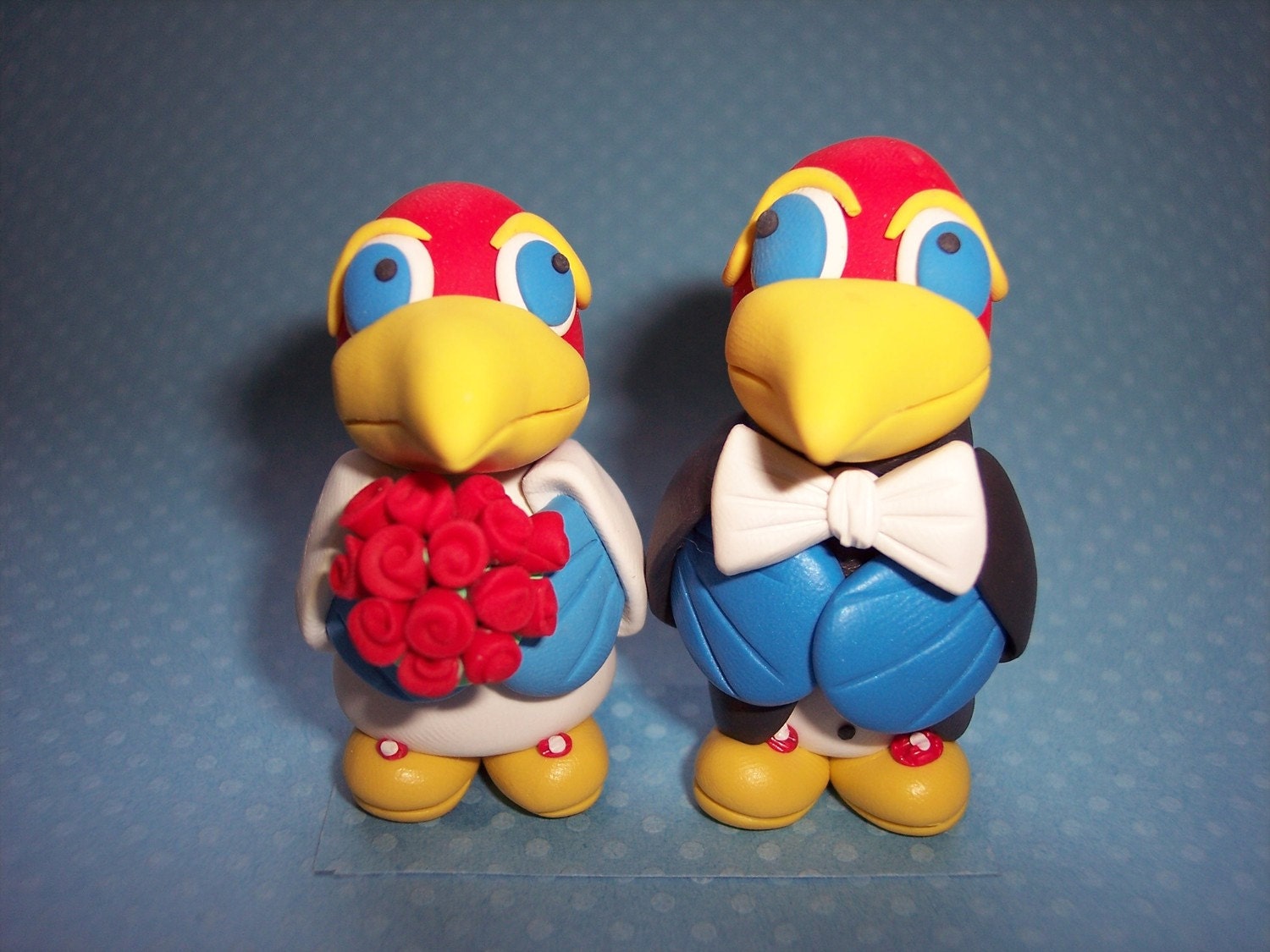 Jayhawk Wedding Cake Topper
