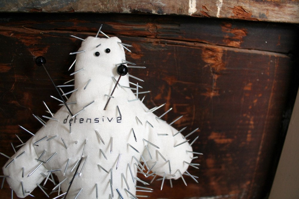 Defensive art doll