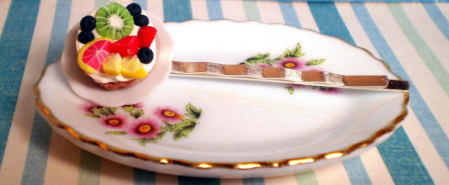 A Little of This and That Fruit Tart Bobby Pin