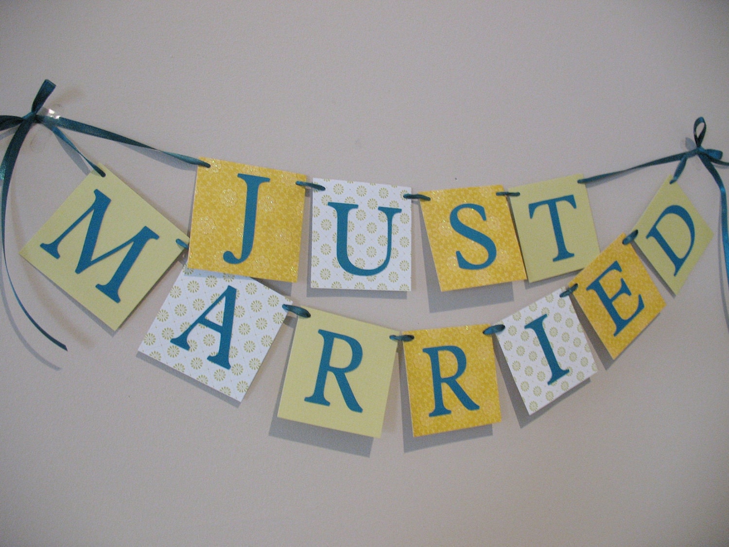 Just Married Wedding Banner From iecreations