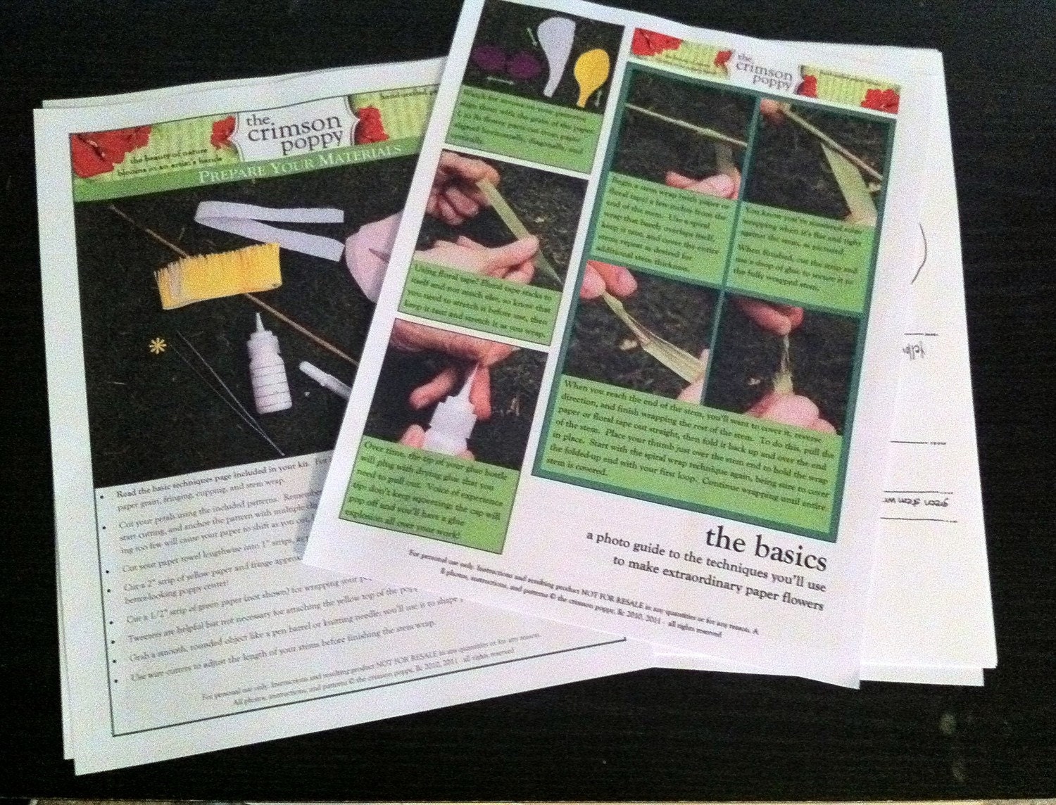 DIY paper flower kit - monkey tail fern - make your own extraordinary paper flowers