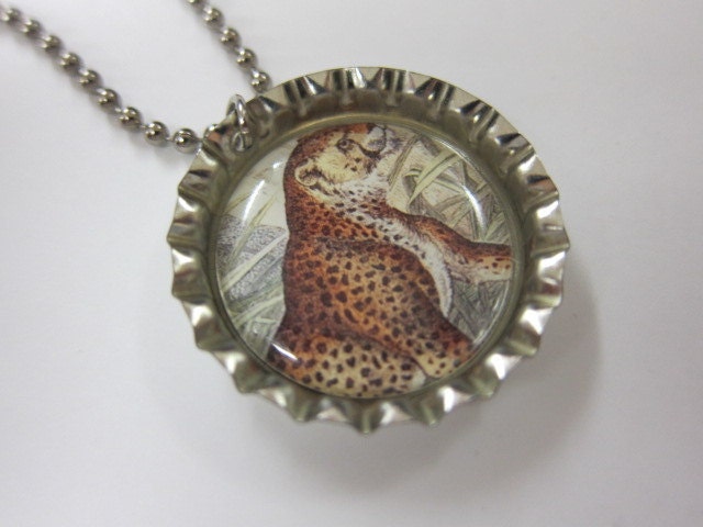 Bottlecap Necklace - Cougar