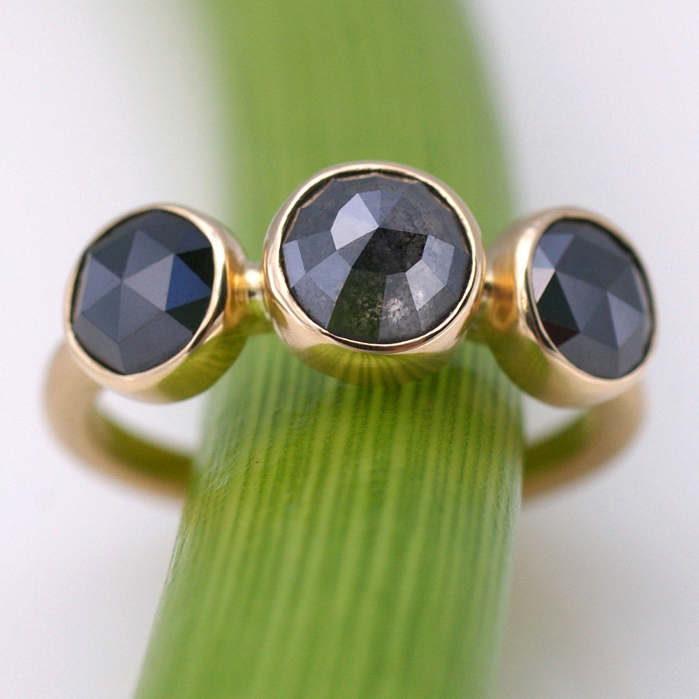 Rose Cut Diamond Trio - One Of A Kind