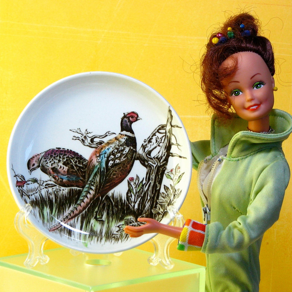 a little bit of country life on a small Johnson Bros. plate