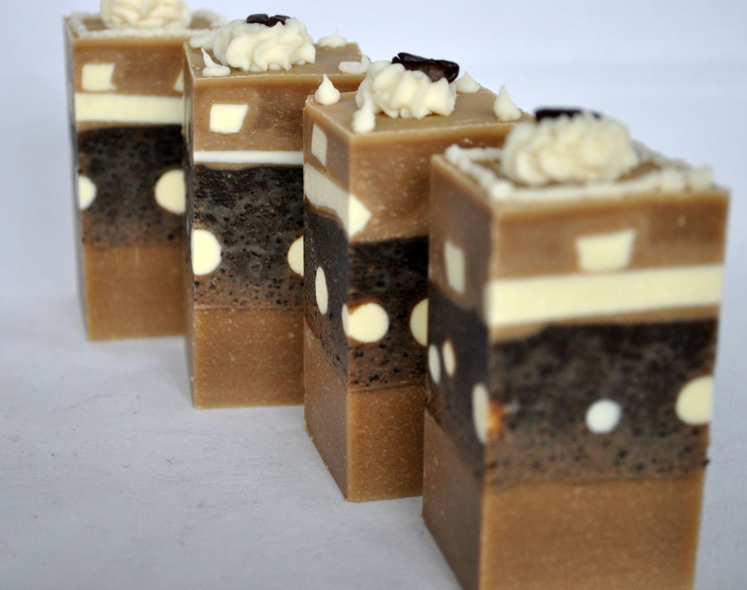 Coffee Cake Handmade Cold Processed Soap