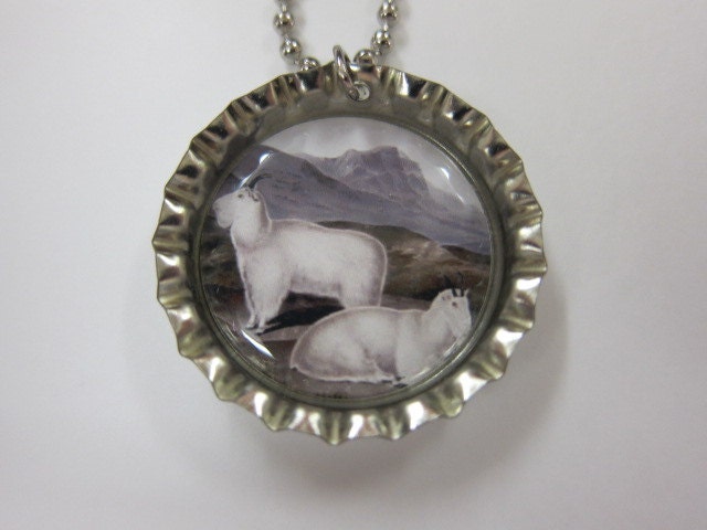Bottlecap Necklace - Mountain Goat - Lambs