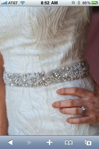 Wedding dress beading diy