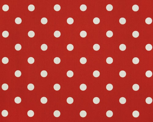 TABLE RUNNER DOTTED Polka Dot White on Red Wedding Bridal Home Decor Chic 