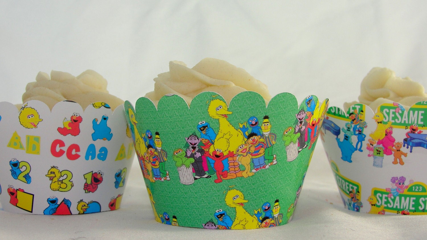 Sesame Street Cupcake Wrappers