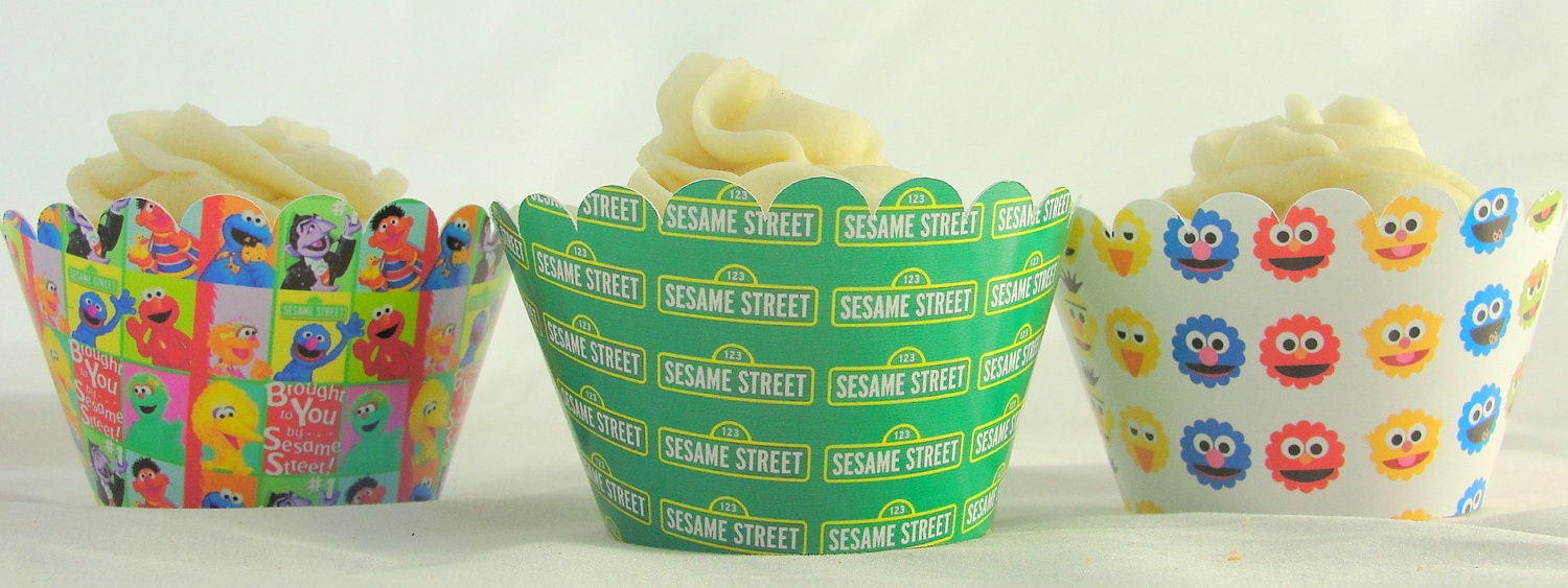 Sesame Street Cupcake Wrappers 2