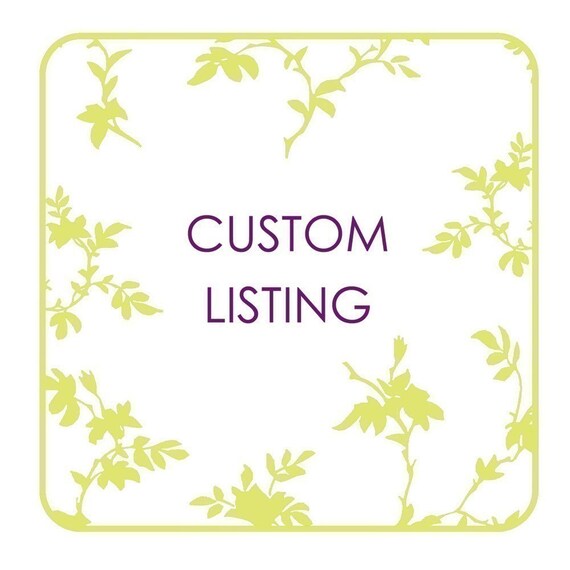 Custom Listing - karensowa