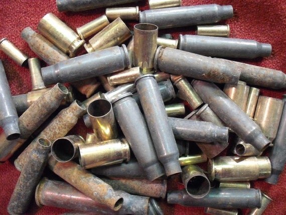 Bullet Shells and Casings - Huge Lot - Bite The Bullet