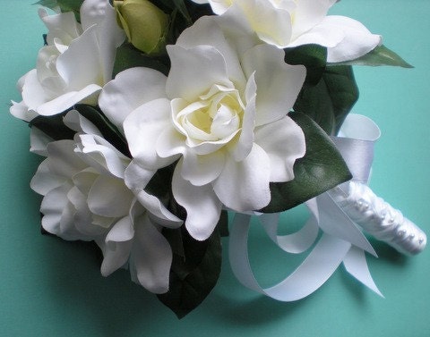 Wedding Bouquets Bridal Bouquet Gardenia From GardenLeafDesign