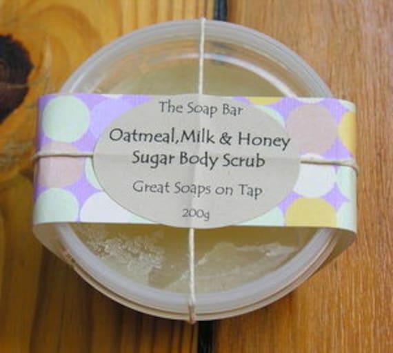 Oatmeal, Milk and Honey Sugar Scrub - NOW 50% OFF