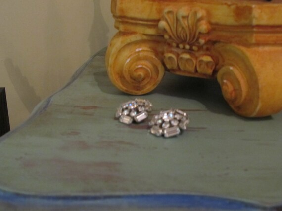 Earrings from the 60's Bezel Set