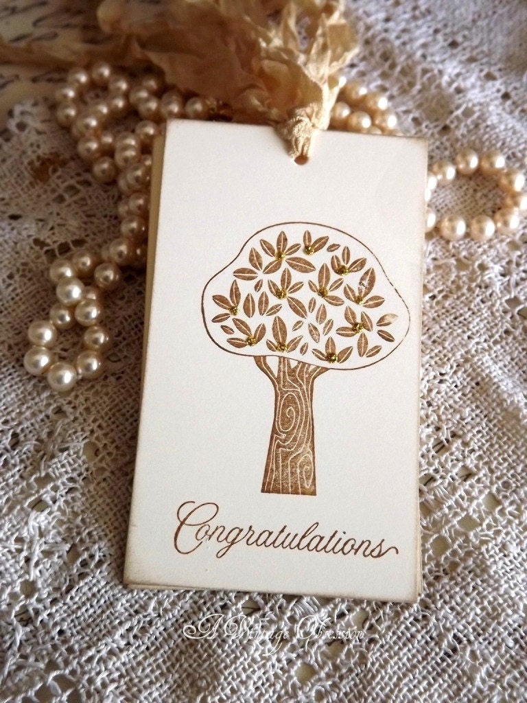 Wedding Wish Tree Tags Anniversary Tags by avintageobsession on etsy