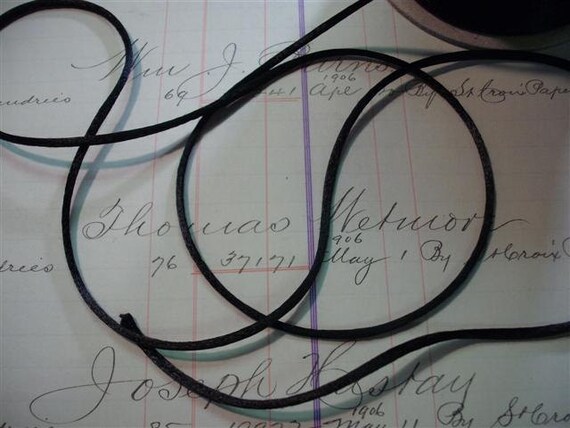 Black Satin Rattail Cord 2mm - 144 Yard Spool - What A Buy