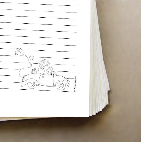 Downloadable binder filler set - My Yellow Car