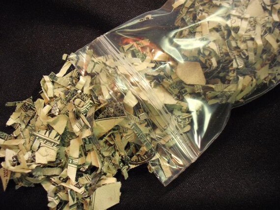 Shredded Money - Great For Packing Or Scrapbooking