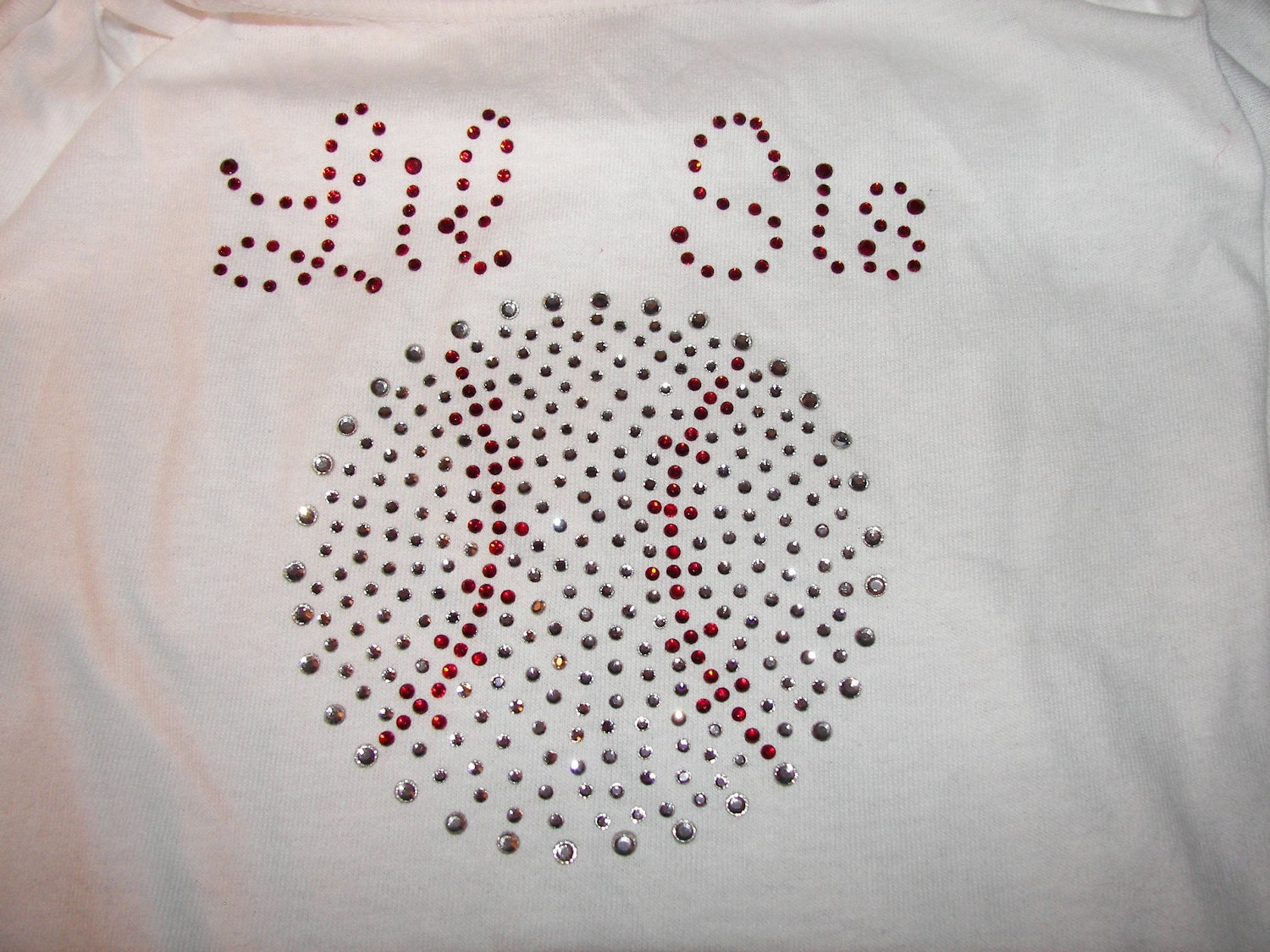 Lil Sis Baseball  Tee or Tank--Lots of Sparkle and Bling--Can be customized in your team colors