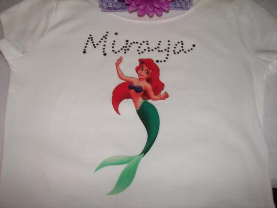 Little Mermaid Princess Bling Tutu Set--Adorable and Full of Sparkles
