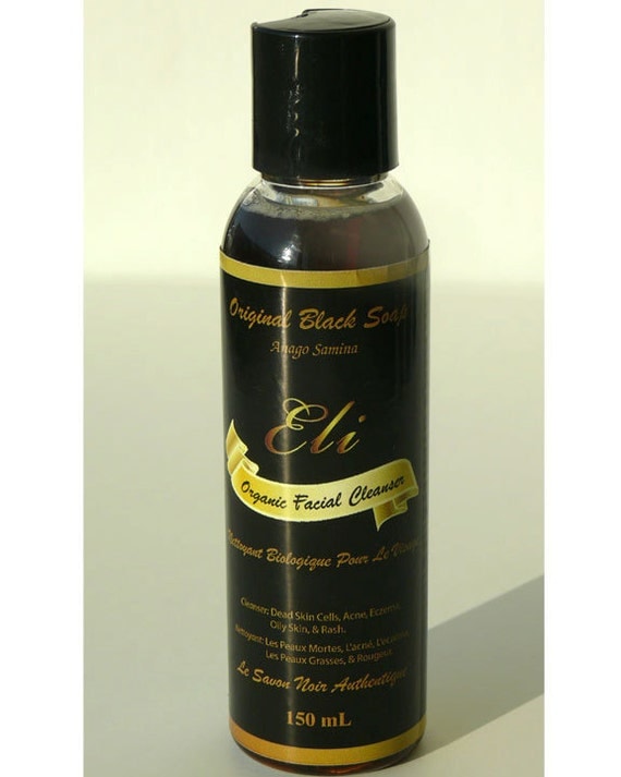 Organic Black Soap Facial Cleanser 150ml