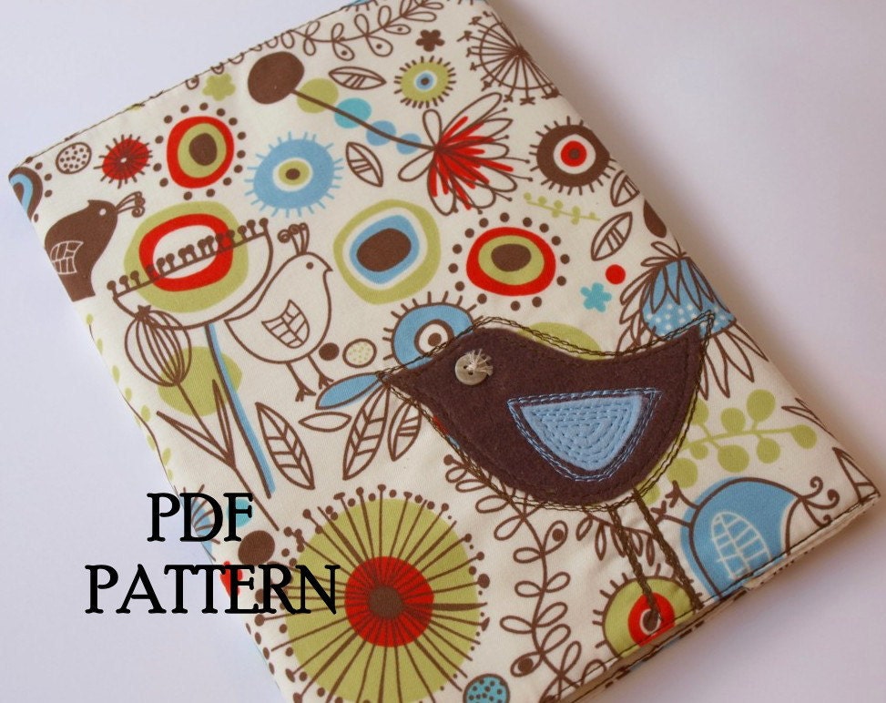 Little Bird Journal Cover PDF Pattern