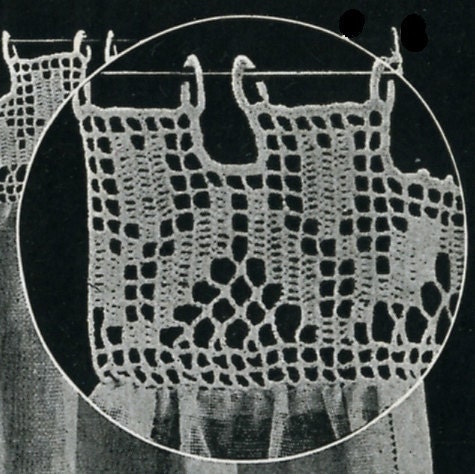 Crocheted Curtains - Sue's Crochet and Knitting - Supplies, Yarn