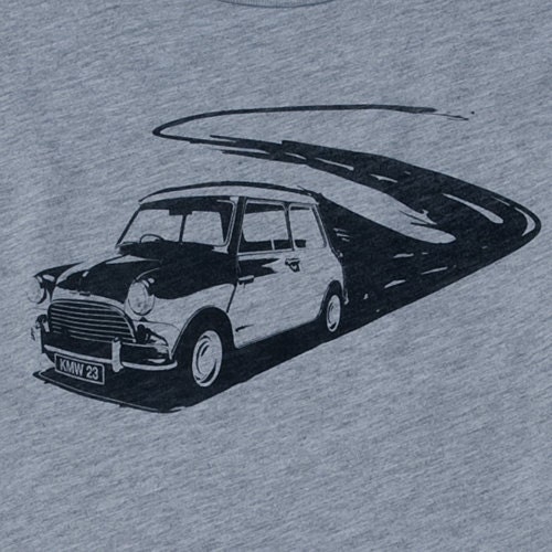 Mini Cooper Vintage Blue Graphic Tee Womens Limited Edition in Sizes S M 