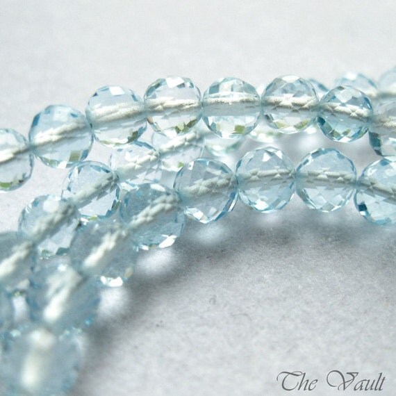 10 Topaz 3.5mm - 4mm faceted rounds