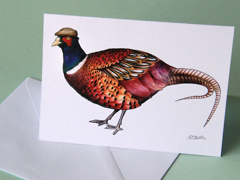 Pheasant in a Flat Cap