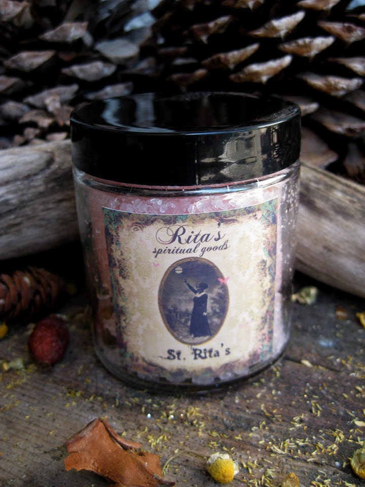 Rita's Saint Rita Ritual Bath Dead Sea Salts - Impossible Wishes and Causes