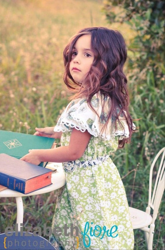 PDF "The Lula Maxi" DRESS E-Pattern and Detailed Tutorial...sizes 18 months-6years