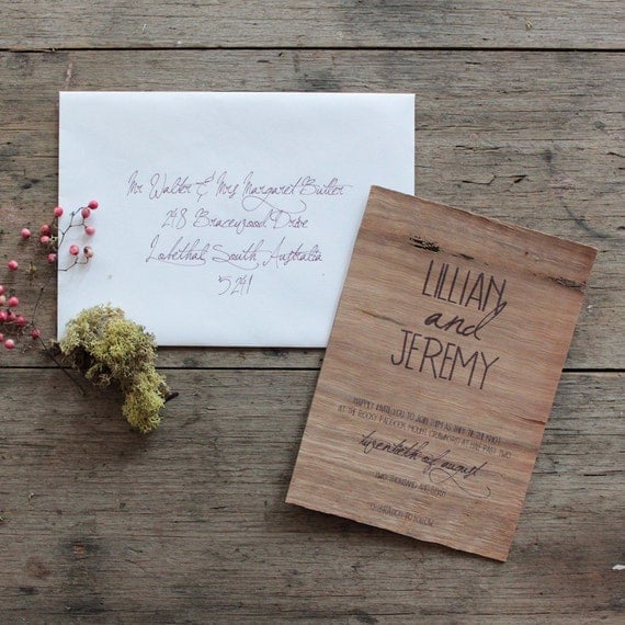 Oberon wedding invitation suite