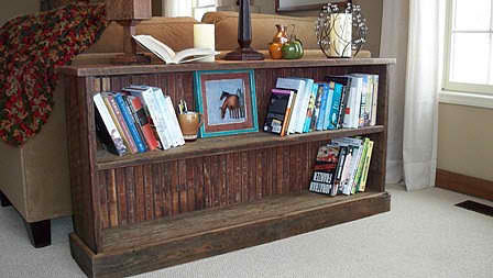 under window bookcase