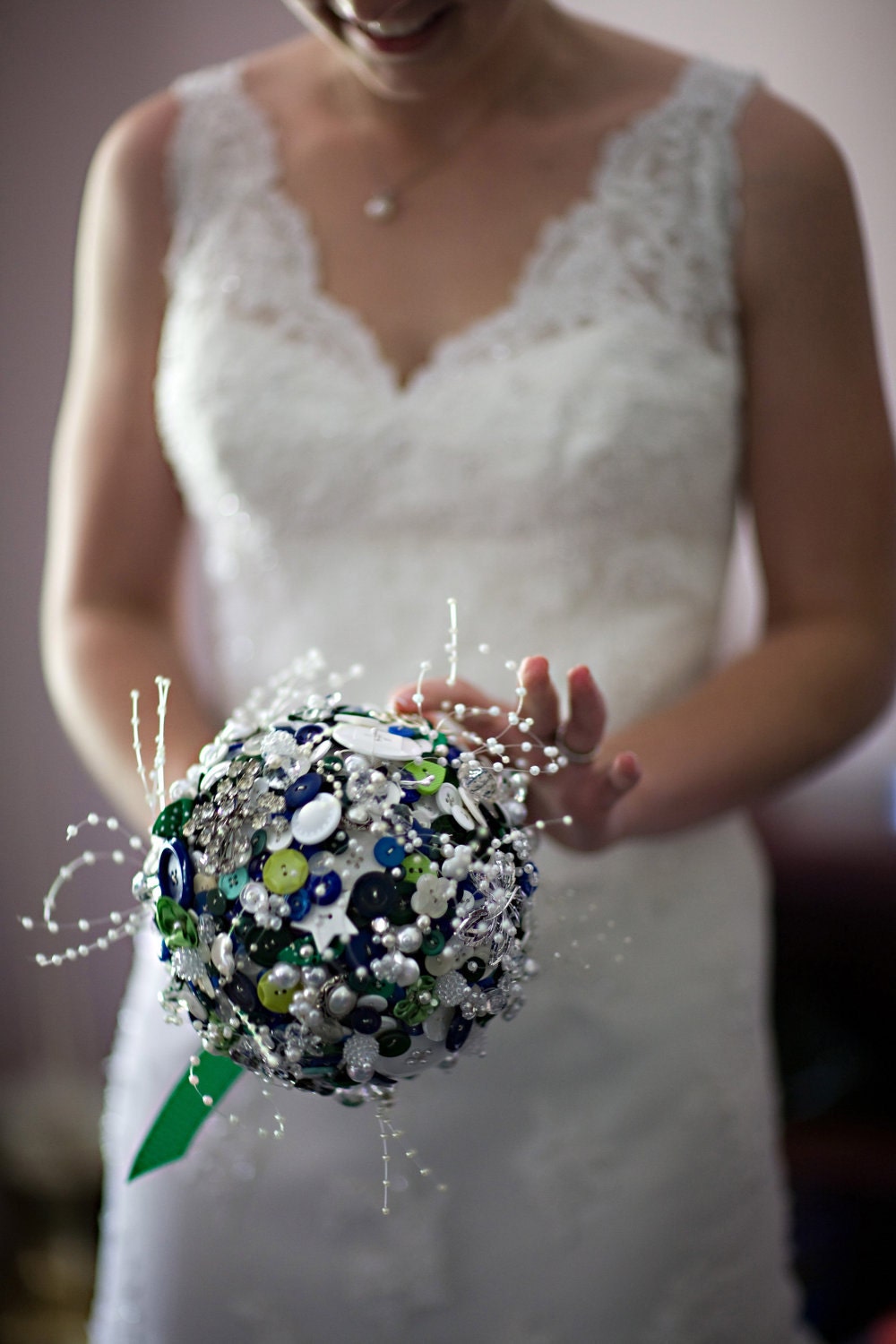 Custom Button Bouquet