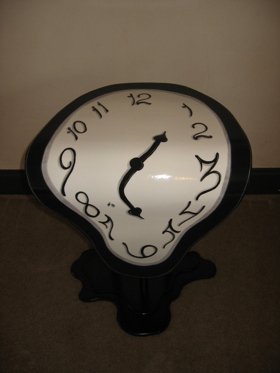 Melting Clock Table, Made to Order