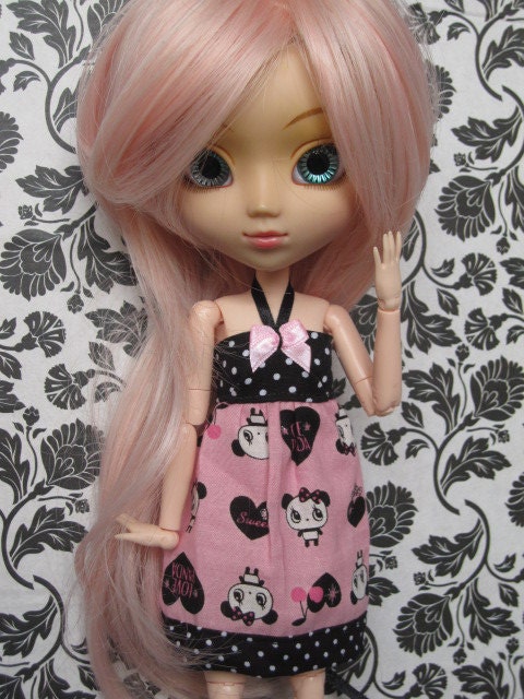 Pink and black dress for Pullip - Little Lénie