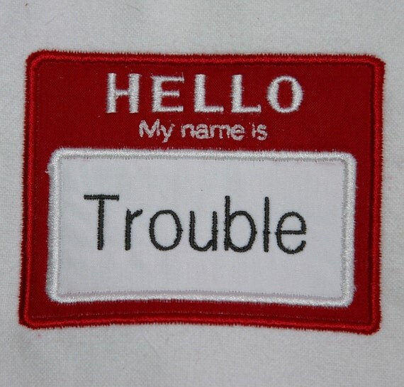 Hello My Name Is Machine Embroidery Design-Add your own text