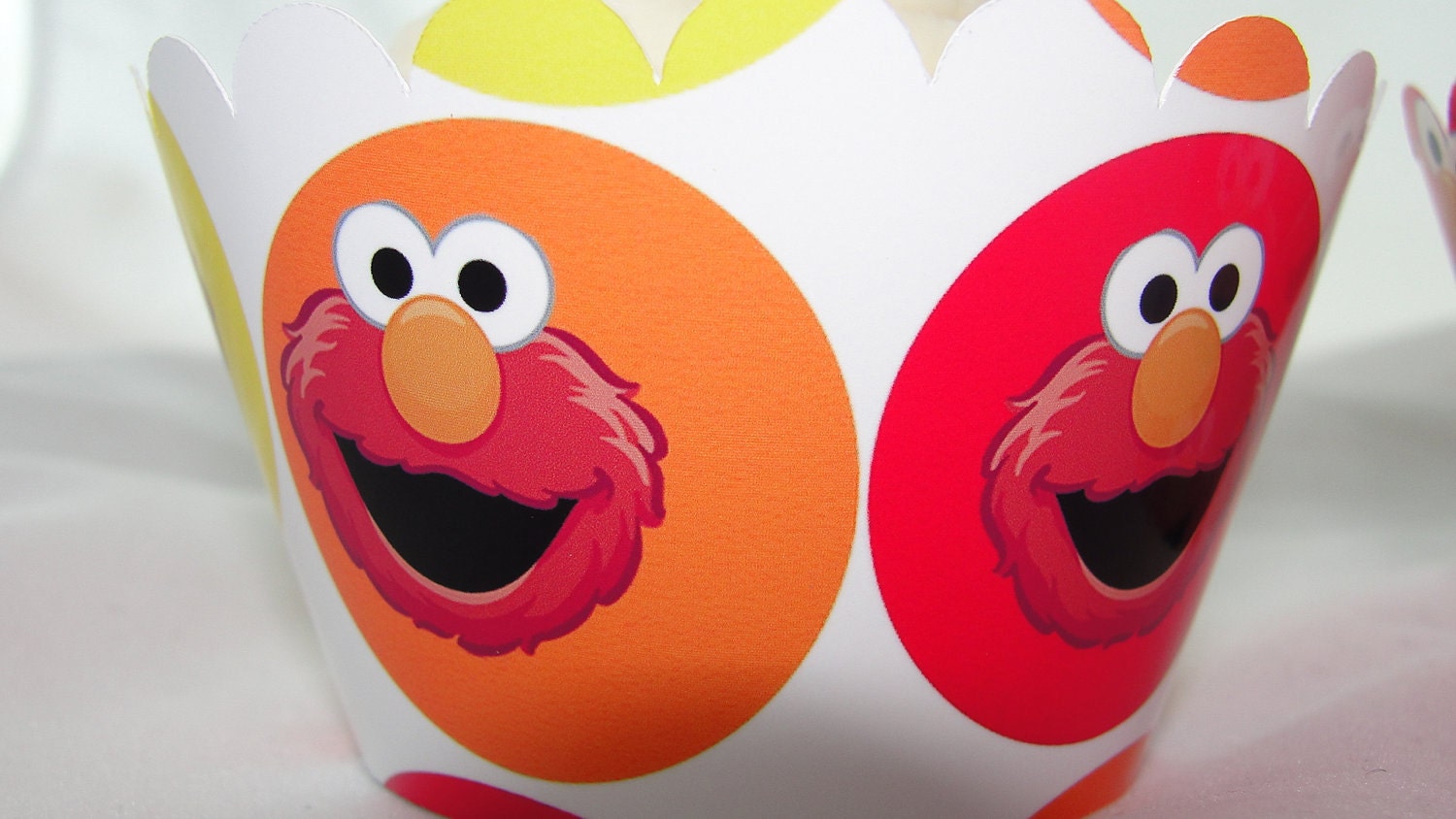 Elmo Inspired Cupcake Wrappers